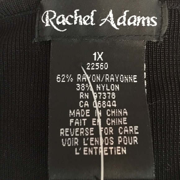 Black Rachel Adams Sleeveless V-Neck Top - Picture 5 of 5